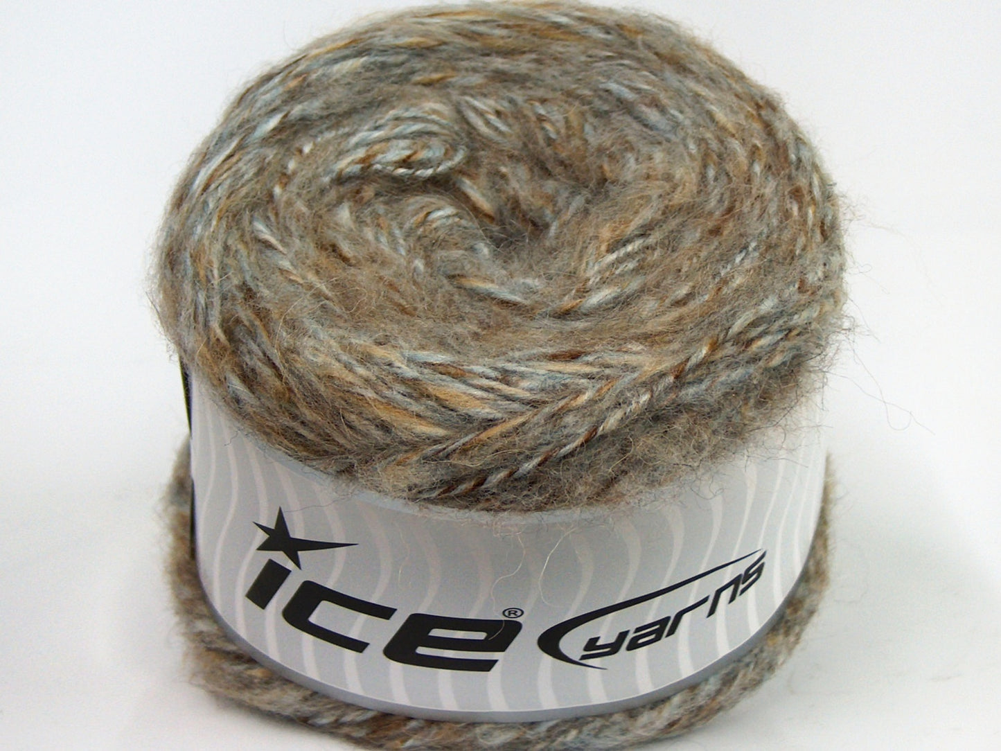 Lot of 2 x 150gr Skeins Ice Yarns CAKES ALPACA COLORS (20% Alpaca 50% Wool) Yarn Camel Shades Light grey