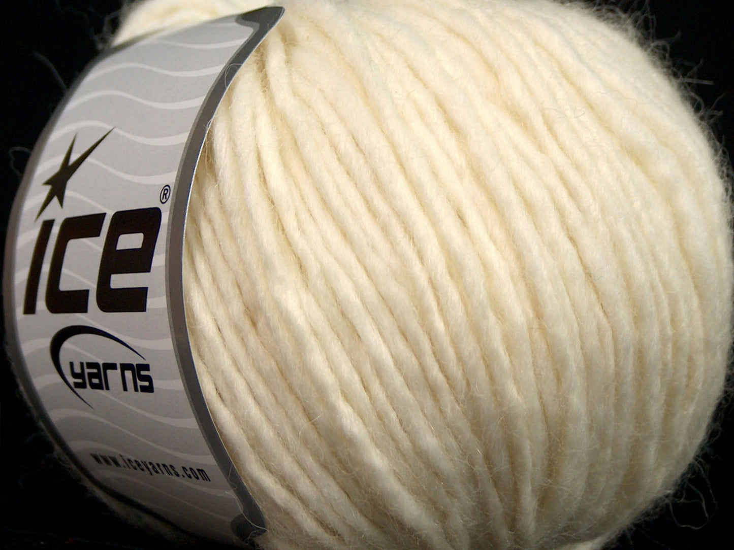 Lot of 8 Skeins Ice Yarns ETNO ALPACA (25% Alpaca 50% Merino Wool) Yarn Light Cream