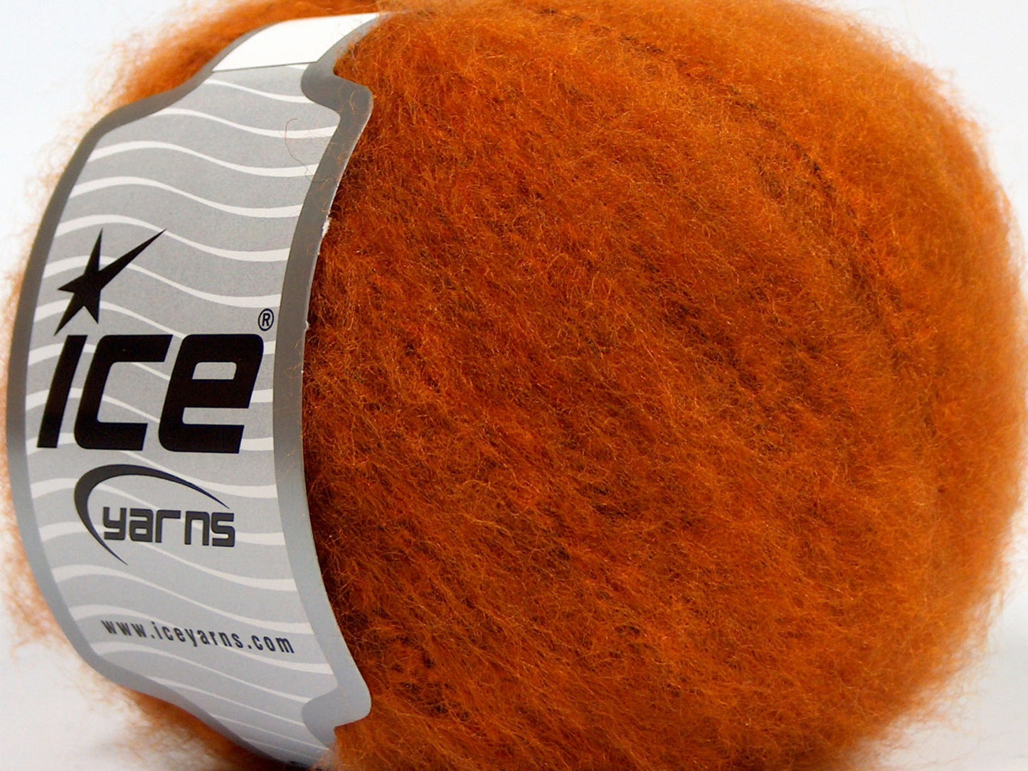 Lot of 8 Skeins Ice Yarns SALE WINTER (10% Wool) Hand Knitting Yarn Orange