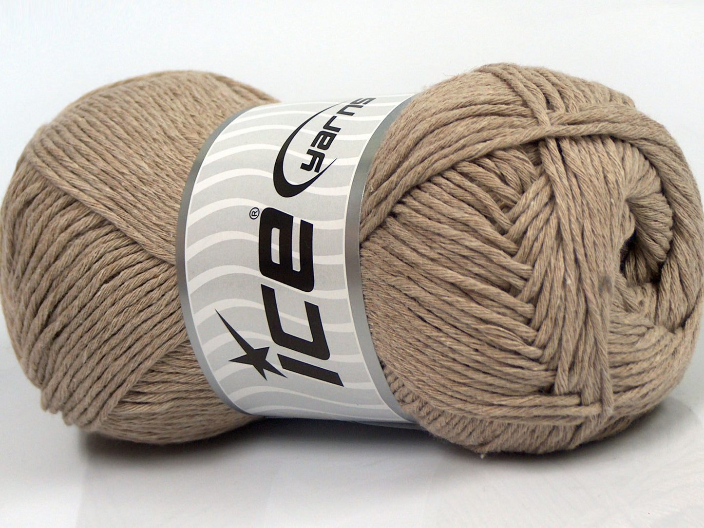 Lot of 4 x 100gr Skeins Ice Yarns NATURAL COTTON (100% Cotton) Yarn Light Camel