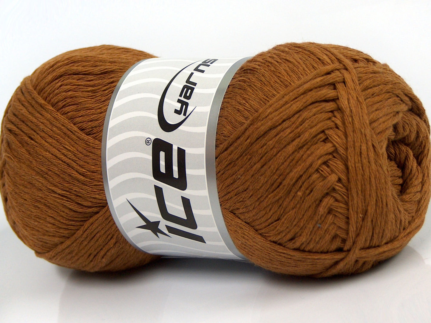 Lot of 4 x 100gr Skeins Ice Yarns NATURAL COTTON (100% Cotton) Yarn Light Brown