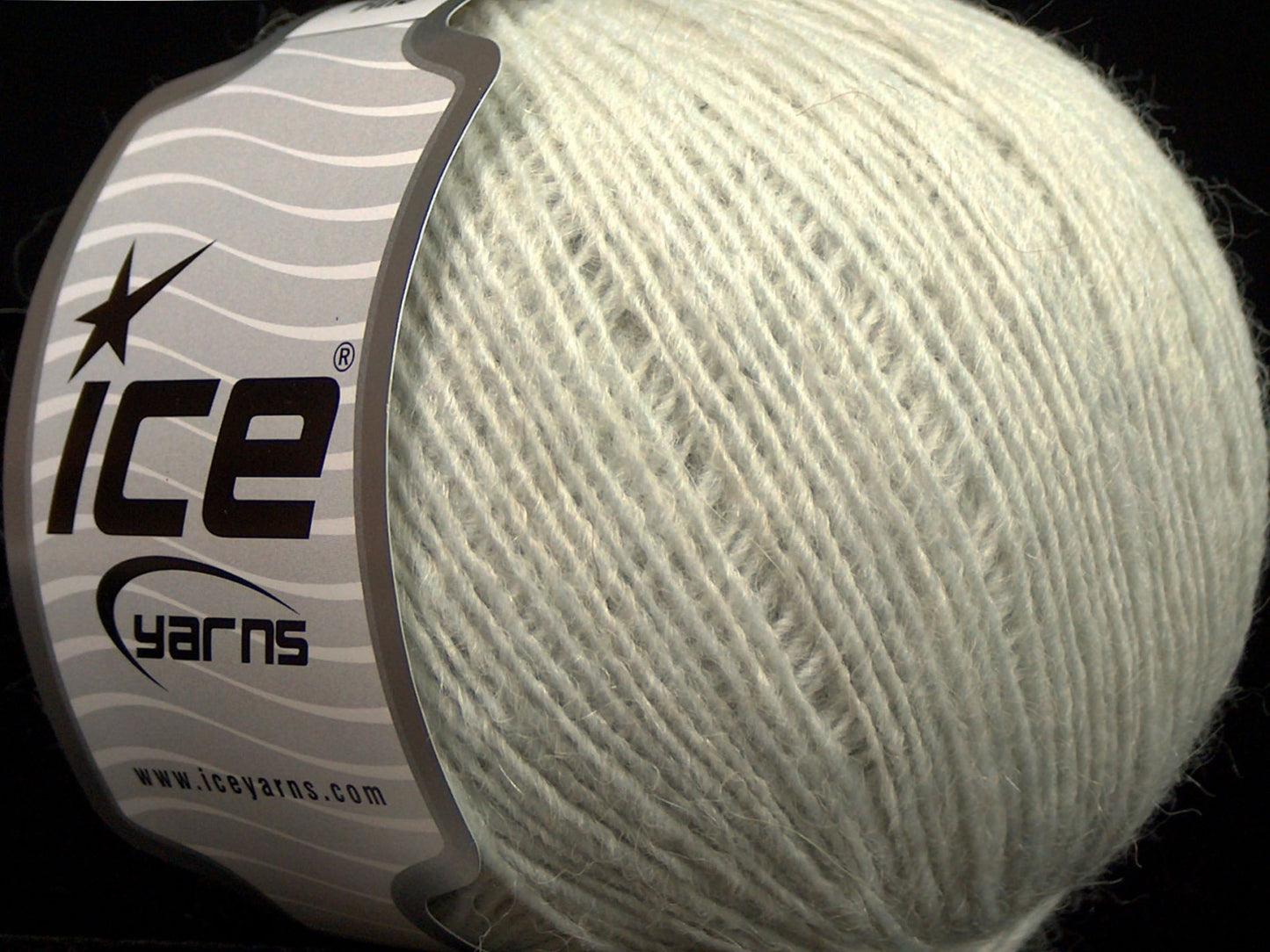 Lot of 8 Skeins Ice Yarns PERU ALPACA FINE (25% Alpaca 50% Merino Wool) Yarn Light Grey