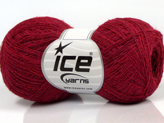 Lot of 10 Skeins Ice Yarns PERU ALPACA SUPERFINE (25% Alpaca 50% Merino Wool) Yarn Fuchsia