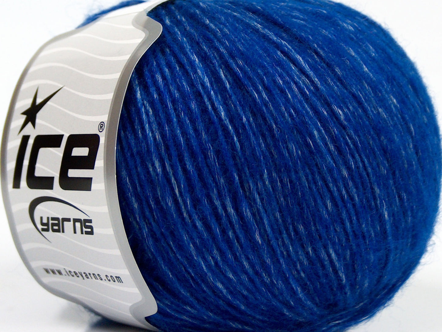 Lot of 8 Skeins Ice Yarns LEONARDO (66% Merino Wool 34% Organic Cotton) Yarn Saxe Blue