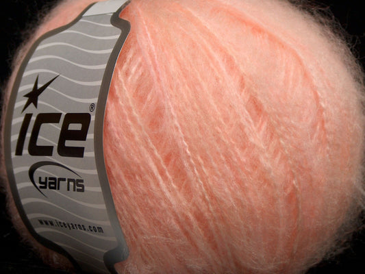 Lot of 8 Skeins Ice Yarns SALE WINTER Hand Knitting Yarn Light Salmon