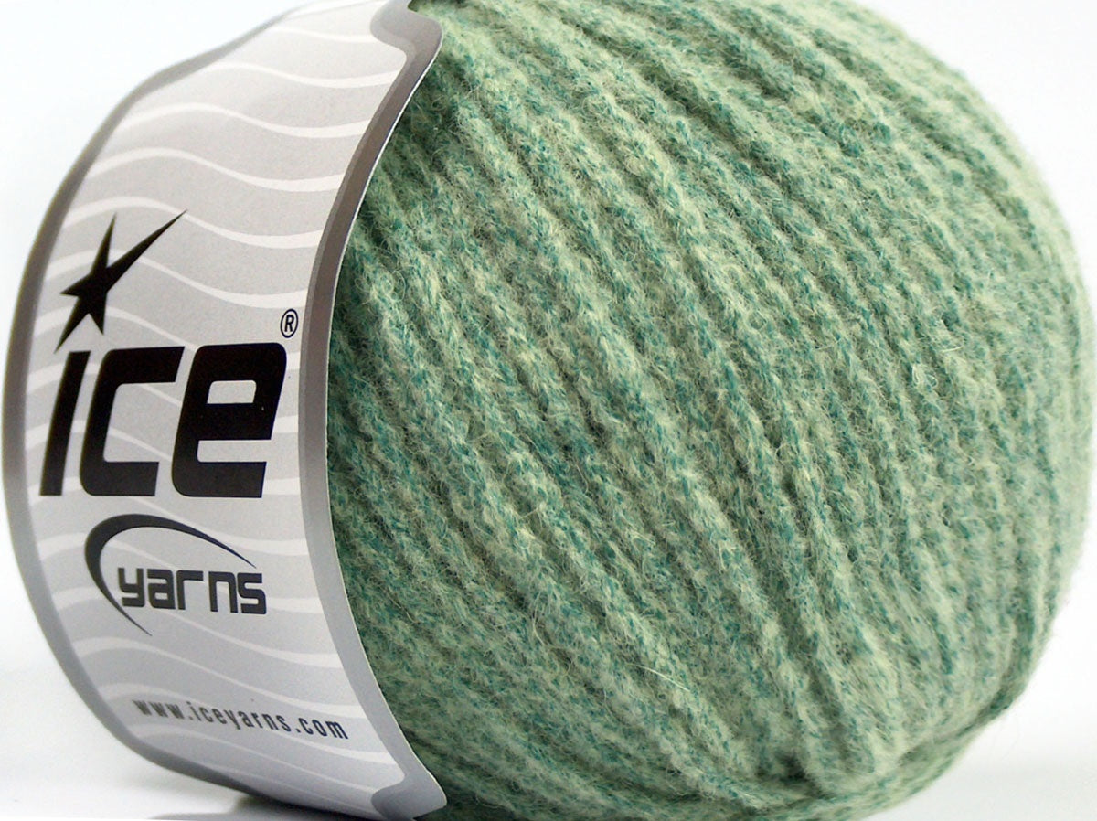 Lot of 8 Skeins Ice Yarns BABY ALPACA MERINO (30% Baby Alpaca 31% Extrafine Merino Wool) Yarn Mint Green