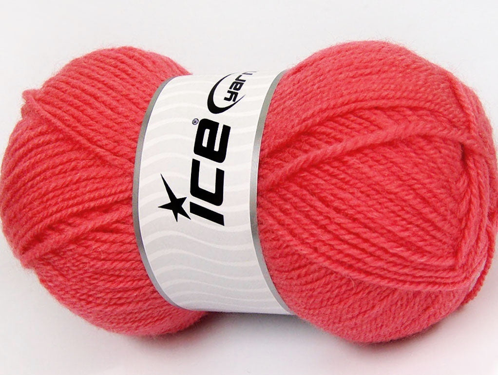 Lot of 4 x 100gr Skeins Ice Yarns SALE WINTER (50% Wool) Yarn Candy Pink