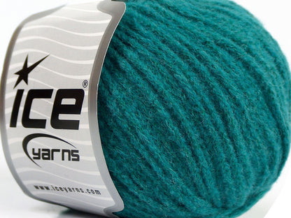 Lot of 8 Skeins Ice Yarns BABY ALPACA MERINO (30% Baby Alpaca 31% Extrafine Merino Wool) Yarn Emerald Green