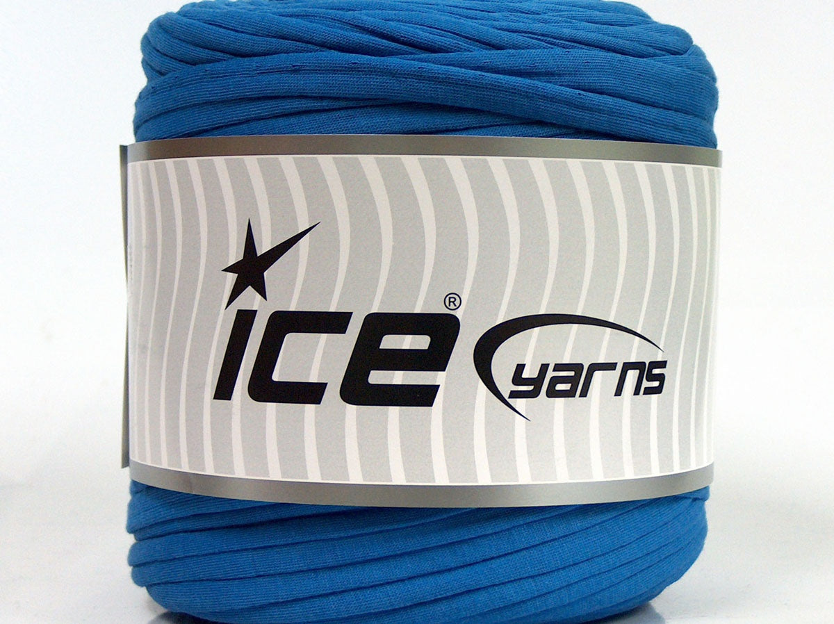 600 gr ICE YARNS UPCYCLED FABRIC 600 (95% Cotton 5% Elastan) Yarn Dark Blue