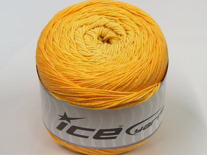 250 gr ICE YARNS CAKES LORENA (55% Organic Cotton) Yarn Gold Shades
