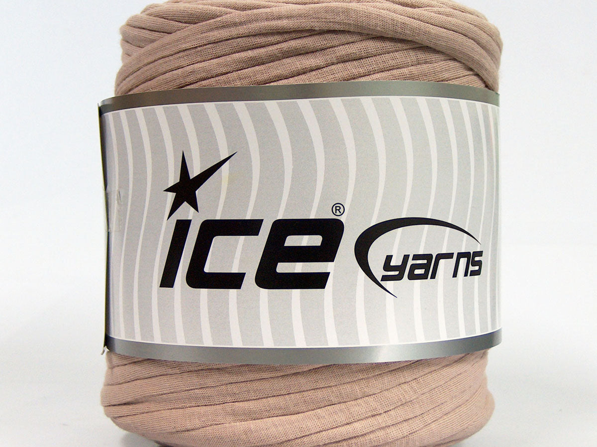 500 gr ICE YARNS UPCYCLED FABRIC 500 (95% Cotton 5% Elastan) Yarn Cream