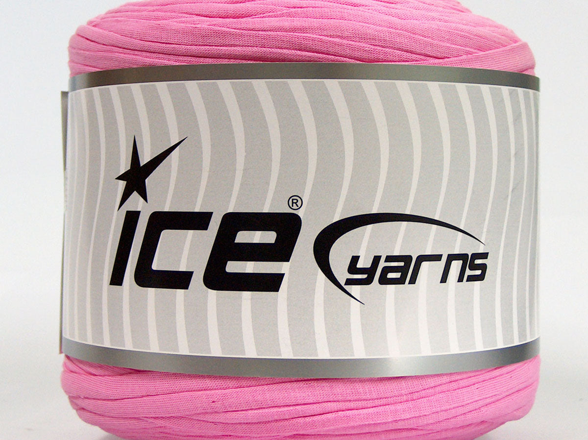 500 gr ICE YARNS UPCYCLED FABRIC 500 (95% Cotton 5% Elastan) Yarn Lilac