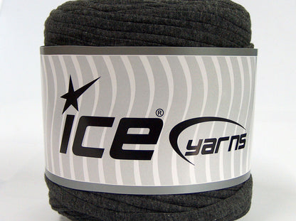 700 gr ICE YARNS UPCYCLED FABRIC 700 (95% Cotton 5% Elastan) Yarn Dark Grey