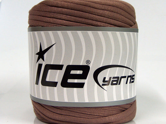 700 gr ICE YARNS UPCYCLED FABRIC 700 (95% Cotton 5% Elastan) Yarn Terra Cotta