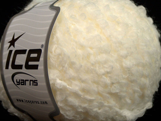 Lot of 8 Skeins Ice Yarns SALE WINTER Hand Knitting Yarn Light Cream