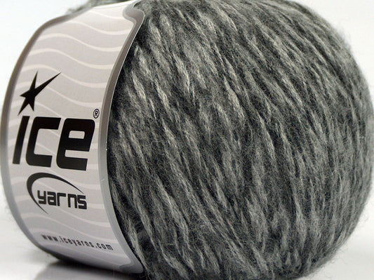 Lot of 8 Skeins Ice Yarns SALE WINTER (12% Wool) Hand Knitting Yarn Grey Shades