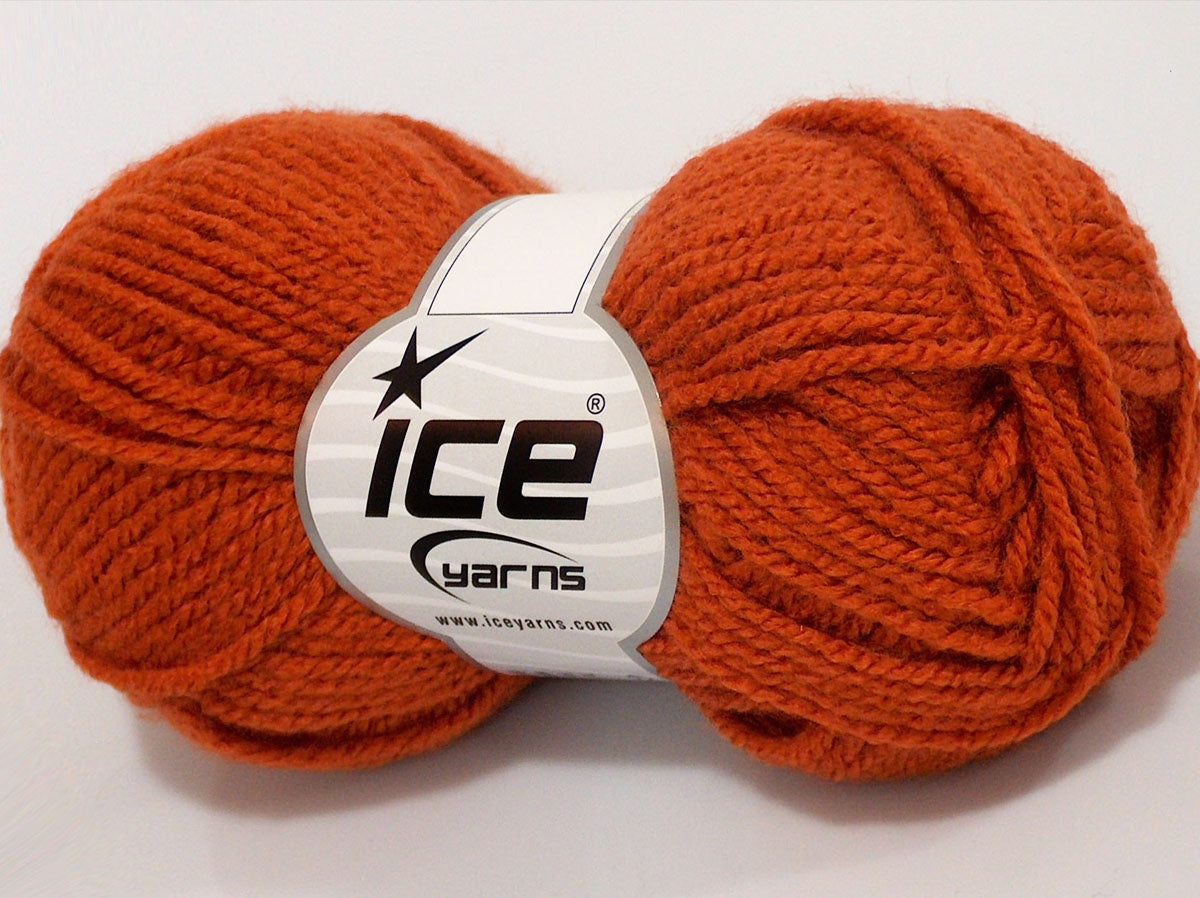 Lot of 8 Skeins Ice Yarns SALE PLAIN Hand Knitting Yarn Gold