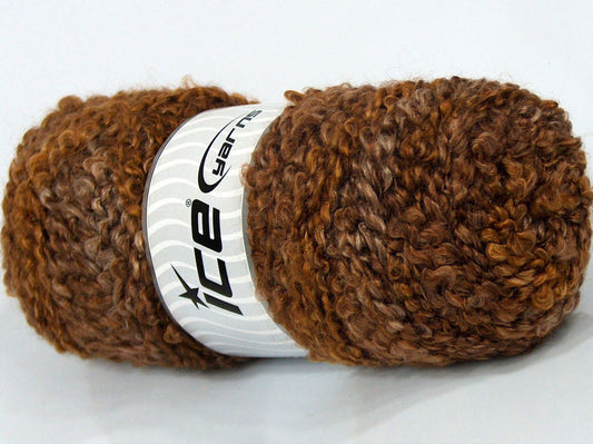 Lot of 2 x 150gr Skeins Ice Yarns MISC SALE Hand Knitting Yarn Brown Shades