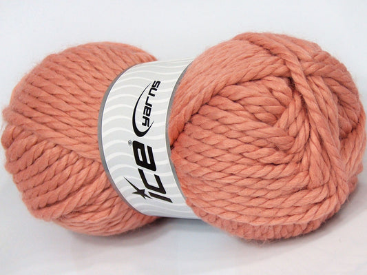 Lot of 2 x 210gr Skeins Ice Yarns SALE WINTER (30% Wool) Yarn Antique Pink
