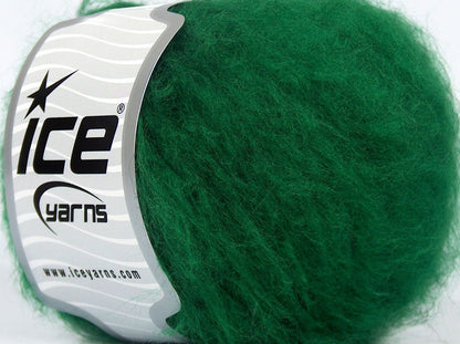 Lot of 8 Skeins Ice Yarns SALE WINTER (20% Wool) Hand Knitting Yarn Dark Green