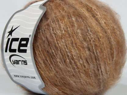 Lot of 8 Skeins Ice Yarns SALE WINTER (10% Wool) Yarn Brown Shades