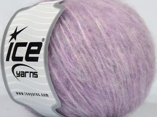 Lot of 8 Skeins Ice Yarns SALE WINTER (30% Wool) Yarn Lilac Melange