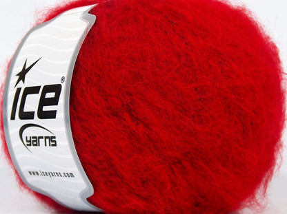 Lot of 8 Skeins Ice Yarns SALE WINTER (20% Wool) Hand Knitting Yarn Red