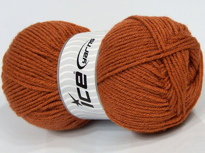 Lot of 3 x 140gr Skeins Ice Yarns SALE PLAIN Hand Knitting Yarn Camel