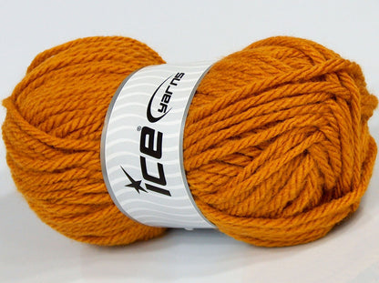 Lot of 4 x 95gr Skeins Ice Yarns SALE PLAIN Hand Knitting Yarn Gold