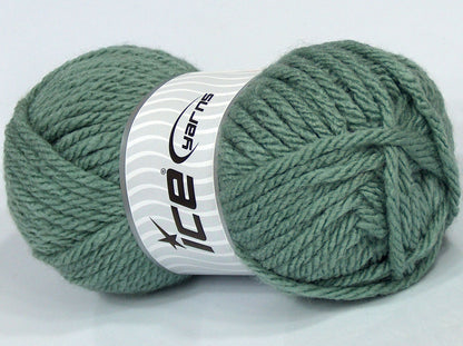 Lot of 4 x 90gr Skeins Ice Yarns SALE PLAIN Hand Knitting Yarn Water Green