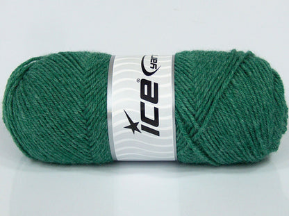 Lot of 3 x 90gr Skeins Ice Yarns SALE PLAIN Hand Knitting Yarn Light Green