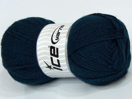 Lot of 4 x 90gr Skeins Ice Yarns SALE PLAIN Hand Knitting Yarn Navy
