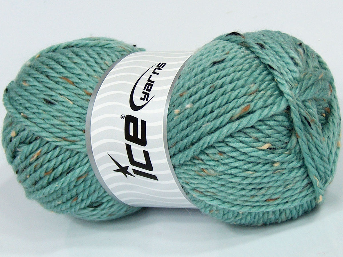 Lot of 3 x 135gr Skeins Ice Yarns MISC SALE Hand Knitting Yarn Water Green