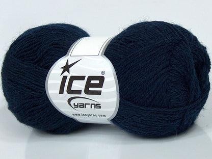 Lot of 6 Skeins Ice Yarns SALE SOCK YARN (75% Superwash Wool) Yarn Navy