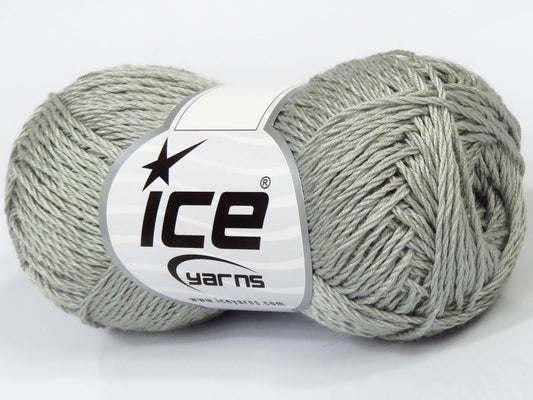 Lot of 6 Skeins Ice Yarns SALE PLAIN Hand Knitting Yarn Grey
