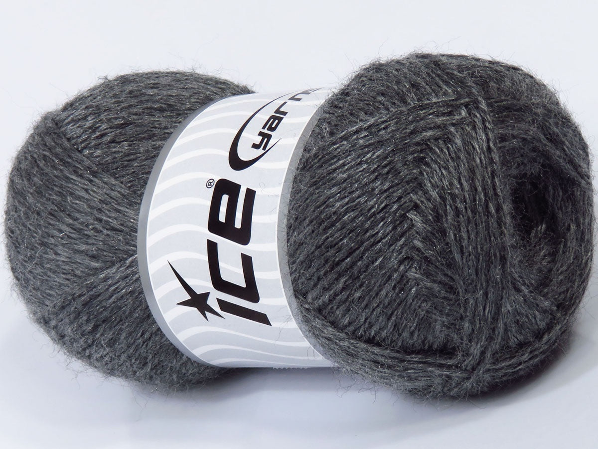 Lot of 4 x 100gr Skeins Ice Yarns SALE PLAIN Hand Knitting Yarn Grey