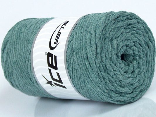 250 gr ICE YARNS MACRAME CHENILLE (100% MicroFiber) Yarn Water Green