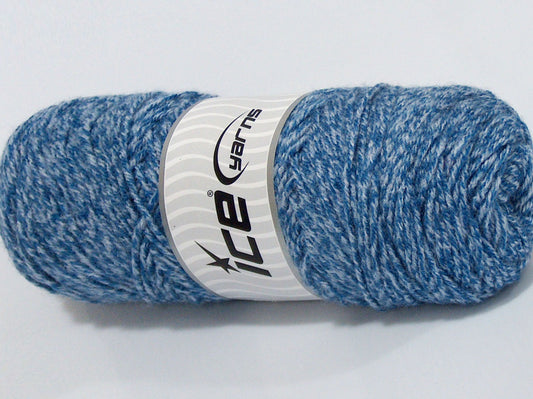 Lot of 4 x 100gr Skeins Ice Yarns MISC SALE Hand Knitting Yarn Blue Light Grey