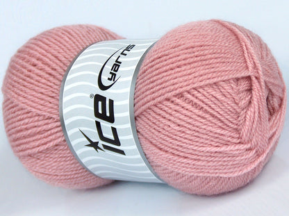 Lot of 4 x 80gr Skeins Ice Yarns PARANA Hand Knitting Yarn Antique Pink