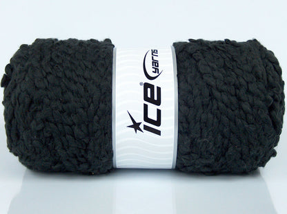 Lot of 2 x 170gr Skeins Ice Yarns AKOLA (100% Cotton) Hand Knitting Yarn Black