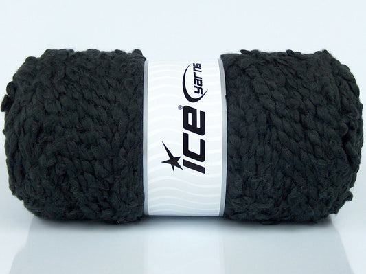 Lot of 2 x 170gr Skeins Ice Yarns AKOLA (100% Cotton) Hand Knitting Yarn Black