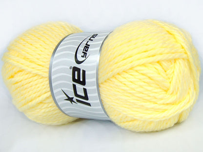 Lot of 3 x 100gr Skeins Ice Yarns SALE PLAIN Hand Knitting Yarn Yellow