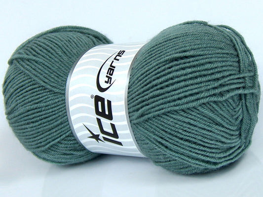 Lot of 3 x 100gr Skeins Ice Yarns SALE PLAIN Hand Knitting Yarn Grey