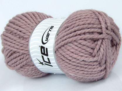 Lot of 3 x 140gr Skeins Ice Yarns ZARATE (10% Wool) Yarn Antique Pink