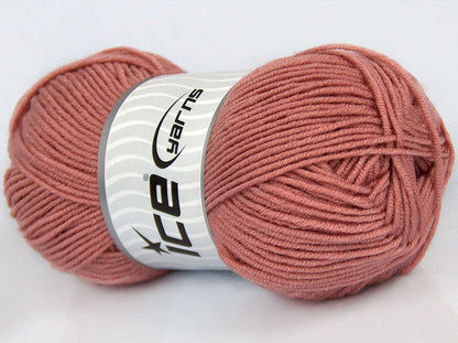 Lot of 4 x 100gr Skeins Ice Yarns SALE PLAIN Hand Knitting Yarn Pink