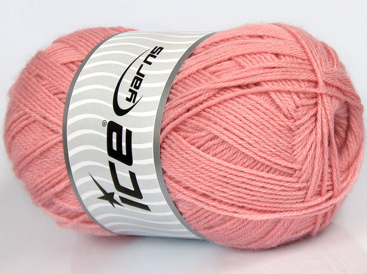 280 gr ICE YARNS SALE PLAIN Hand Knitting Yarn Pink
