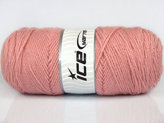 Lot of 2 x 170gr Skeins Ice Yarns CHICLAYO Hand Knitting Yarn Light Pink