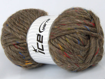200 gr ICE YARNS SALE LUXURY-PREMIUM (100% Wool) Hand Knitting Yarn Camel