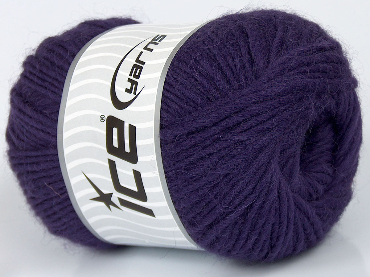 Lot of 4 x 95gr Skeins Ice Yarns SALE LUXURY-PREMIUM (100% Wool) Yarn Purple
