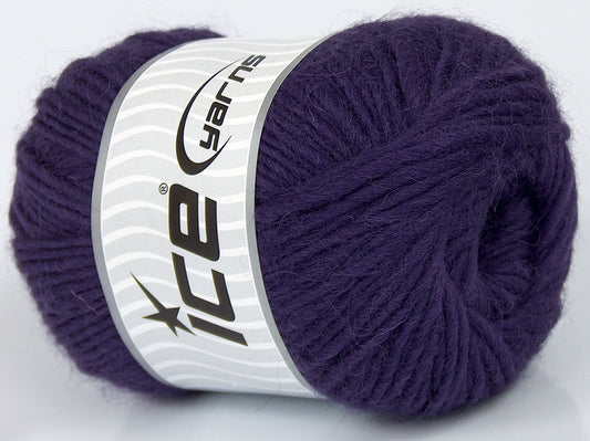 Lot of 4 x 95gr Skeins Ice Yarns SALE LUXURY-PREMIUM (100% Wool) Yarn Purple